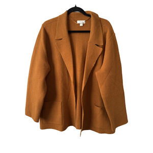 ON 34th Women’s‎ XXL Boho Chic Rust Orange Knit Sweater Blazer Business Travel